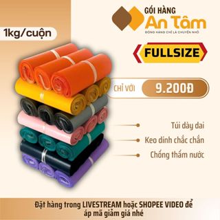 [1Kg ĐỦ SIZE] Túi gói hàng - Túi niêm phong đóng hàng dẻo dai, keo dán sẵn, chống thấm nước giá rẻ