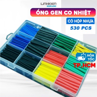 Ống Gen Co Nhiệt Bảo Vệ Có Hộp 530pcs Cách Điện Chất Liệu Polyolefin, có đóng hộp 8 kích thước