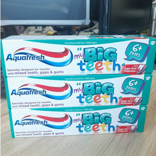 Kem đánh răng AQUAFRESH My Big Teeth 6+ Years 50ml KĐR Aquafresh cho trẻ từ 6 tuổi
