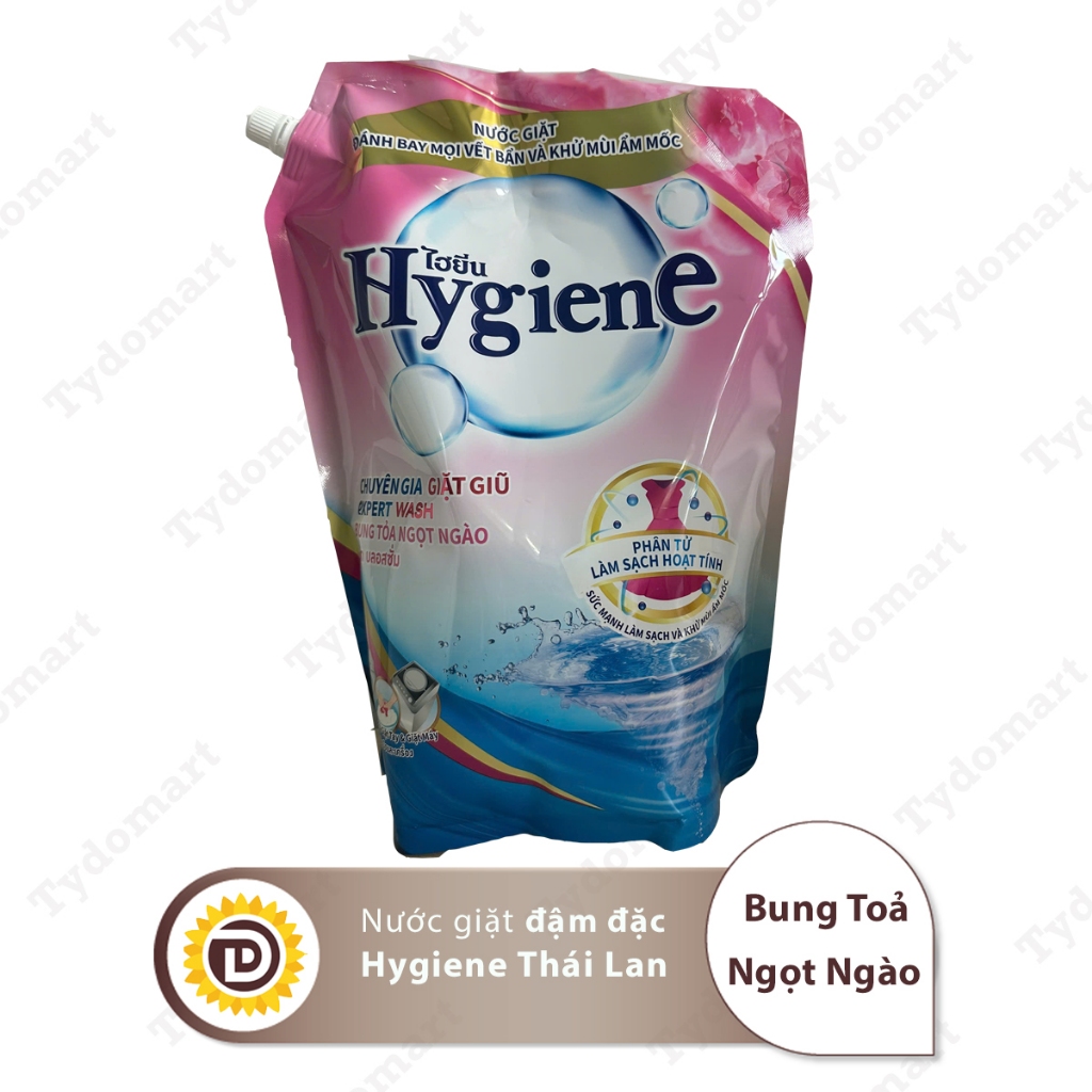 (Túi 3L) Nước Giặt Đậm Đặc Hygiene Thái Lan Túi Lớn 3000ml Làm Sạch | BigBuy360 - bigbuy360.vn