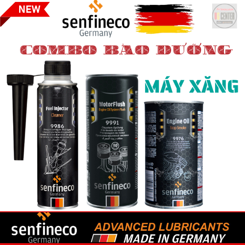 ( MÁY XĂNG) Combo bảo dưỡng định kì Senfineco 9986/9976/9991 dành cho máy xăng - Phụ gia nhớt