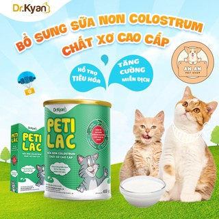  Sữa bột cho mèo PETILAC  100gr - 400gr  - DrKyan - Bổ sung sữa non Colostrum & Chất xơ cao cấp - AnAn Petshop 