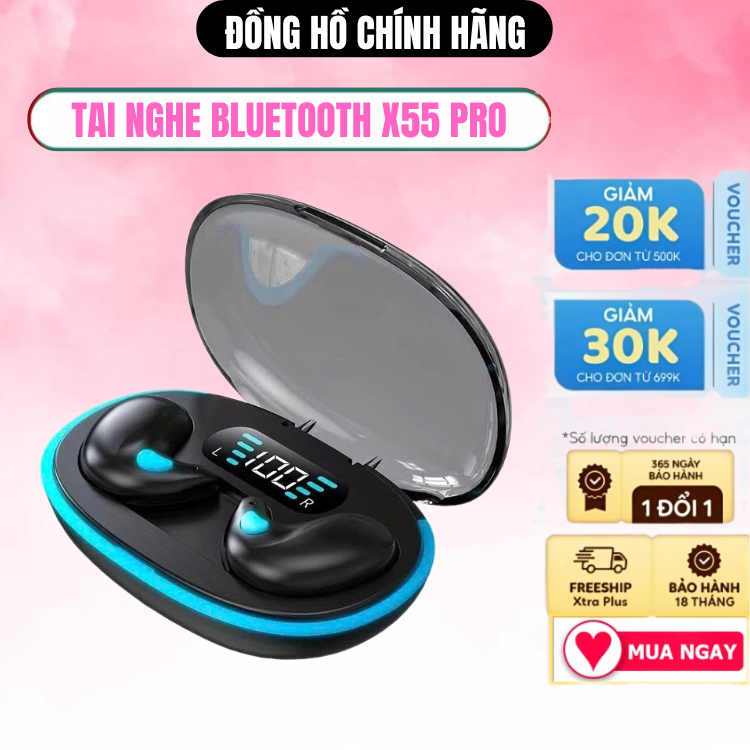 Tai Nghe Ngủ Không Dây X55 / F9 / M10 / KY8 PRO Bluetooth Màn Hình LED Tai Nghe Tích Hợp Mic , Khử Tiếng Ồn