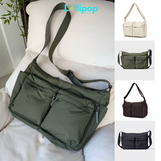  Túi Đeo Chéo Uni 2025 Đựng Laptop 14inch Chất Poly Canvas Nhiều Ngăn Chống Nước LOLLIPOP BAGS 