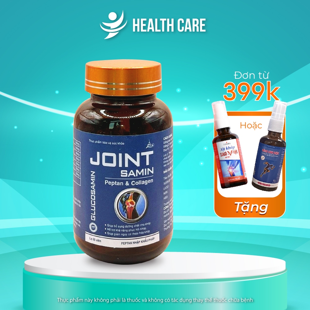 Viên Uống Làm Trơn Ổ Khớp JOINT SAMIN Fobe Giảm Đau Nhức Xương Khớp - Hũ/ 50 viên