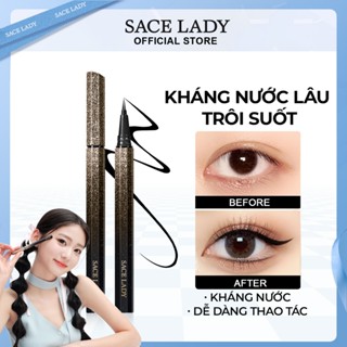 Bút Kẻ Mắt SACE LADY Dạng Lỏng Lâu Trôi Không Thấm Nước Nhanh khô Trang Diểm Mắt 0.7g