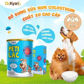  Sữa bột cho chó PETILAC  100gr - 400gr  - DrKyan - Bổ sung sữa non & Chất xơ inulin -  AnAn Petshop 