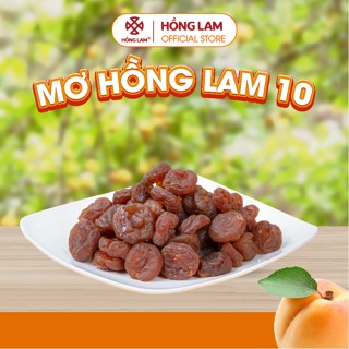 Ô mai (xí muội) mơ Hồng Lam 10, dạng hộp. Dòng ô mai cao cấp không hạt của Hồng Lam vị chua ngọt