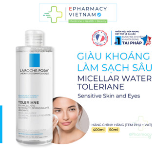 Tẩy trang LA ROCHE-POSAY Micellar Water Ultra Sensitive Skin cho da nhạy cảm