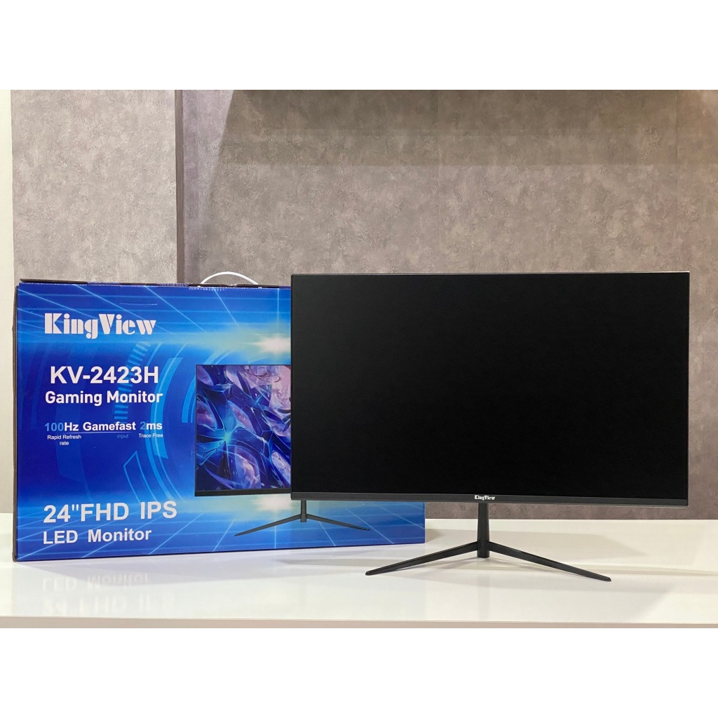 Màn Hình PC Máy tính Gaming IPS Giá rẻ Full Viền 100hz KingView 24 inch KV-2423H (FHD/100hz/IPS/2ms)