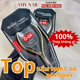 Kìm nhặt da chết WANG , kềm mũi bán nguyệt chất liệu thép không ghỉ siêu bén