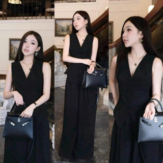  SET VEST NỮ ,SET VEST NÚT BỌC CHO NỮ CHẤT LIỆU VẢI MANGO TUYẾT MƯA QUẦN DÀI ỐNG RỘNG PHÙHỢP LÀM ĐI CHƠI_XƯỞNG MAY THU LE 