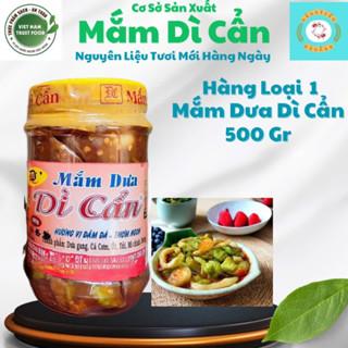 Mắm Dưa Cà Dì Cẩn Hũ 500gr Siêu Ngon Chuẩn Vị Đặc Sản Đà Nẵng Date Mới Mỗi Ngày