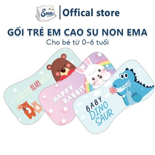  Gối cao su non cho bé EMA -Thiết kế công thái học cho bé 0 - 6 tuổi hỗ trợ phát triển chiều cao của bé ngủ ngon 