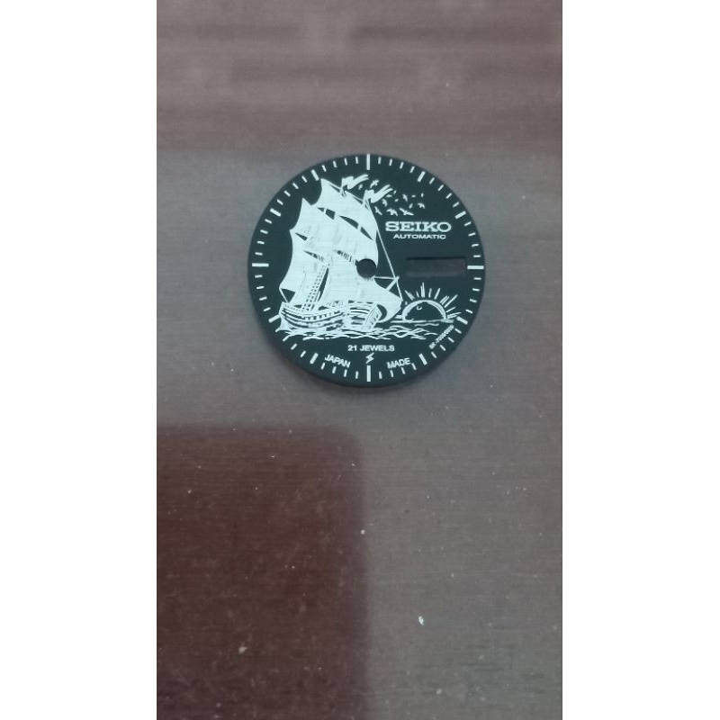 Mặt số đồng hồ nam Seiko cho vỏ tròn size 36mm.Phù hợp máy cơ seiko 6309-6119.Citizen 8200