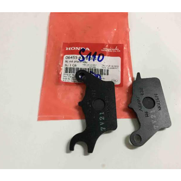 ( Hàng chính hãng Honda ) Bố đĩa Wave S110 , RSX 110 , Winner , Blade , Future mập 125 / má phanh đĩ
