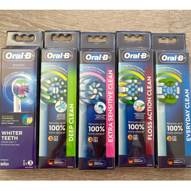 Set 3 Đầu Bàn Chải Điện Oral-B