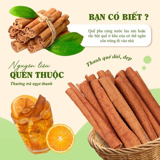 Quế thanh cạo vỏ 500g, quế thanh đẹp 8cm, cay, thơm, pha trà, gia vị nấu ăn, trang trí, xông nhà