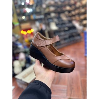 Giầy Nữ Đế Xuồng Da Thật Hàng QCCC