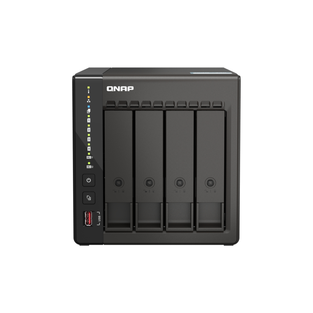 NAS QNAP TS-453E-8G | Intel J6412 | RAM 8GB | 2 cổng 2.5GbE | HDMI 4K | Chính hãng