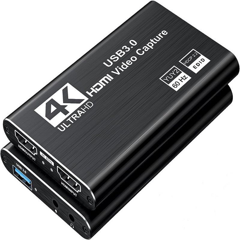 Capture Video card HDMI sang USB để live stream Cho Điện Thoại/máy ảnh/PS4/ XBOX/Máy Tính
