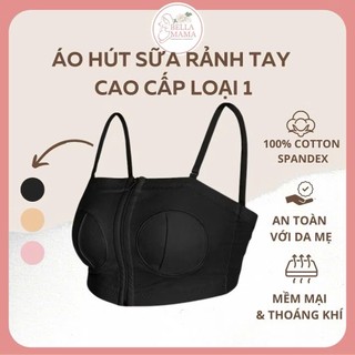 Áo Hút Sữa Rảnh Tay Có Dây Loại 1 - Màu Đen - Freesize Dùng Với Các Loại Máy Hút Sữa