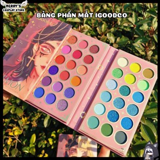 Bảng Phấn Mắt Nhiều Màu IGOODCO Demon Angle Lâu Trôi Lên Màu Chuẩn Makeup Chuyên Nghiệp và Cosplay