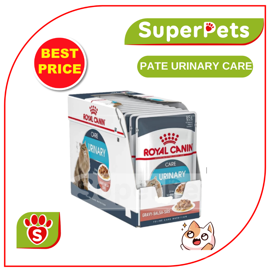 Pate mèo Royal Canin Urinary Gravy 12*85g SUPERPETS VIỆT NAM