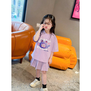 Áo váy bé gái 15-30kg, hồng và tím