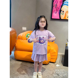 Áo váy bé gái 15-30kg, hồng và tím