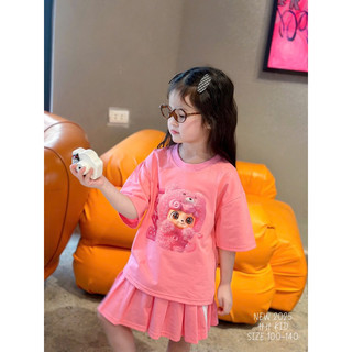 Áo váy bé gái 15-30kg, hồng và tím