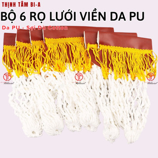 Bộ 6 Rọ Lưới Bida Lỗ - Bi-A Pool - Rọ Nhựa Bida Lỗ [ Bộ Rọ Lưới Dù ] Thịnh Tâm
