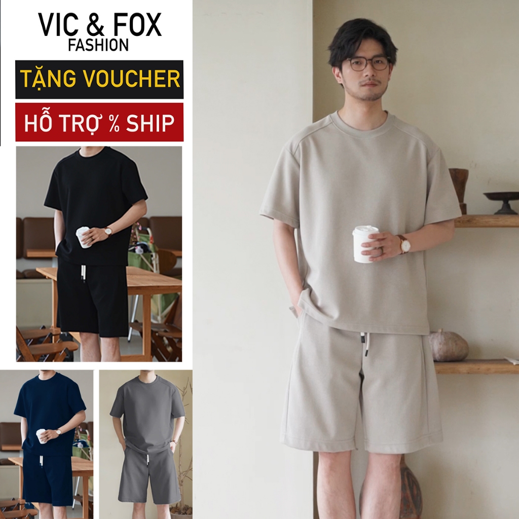 Bộ Quần Áo Thể Thao Nam Nữ Fox| Đồ Bộ Nam Nữ Big Size| Bộ Thể Thao Nam Nữ Chất Cotton Hàn ĐL 250