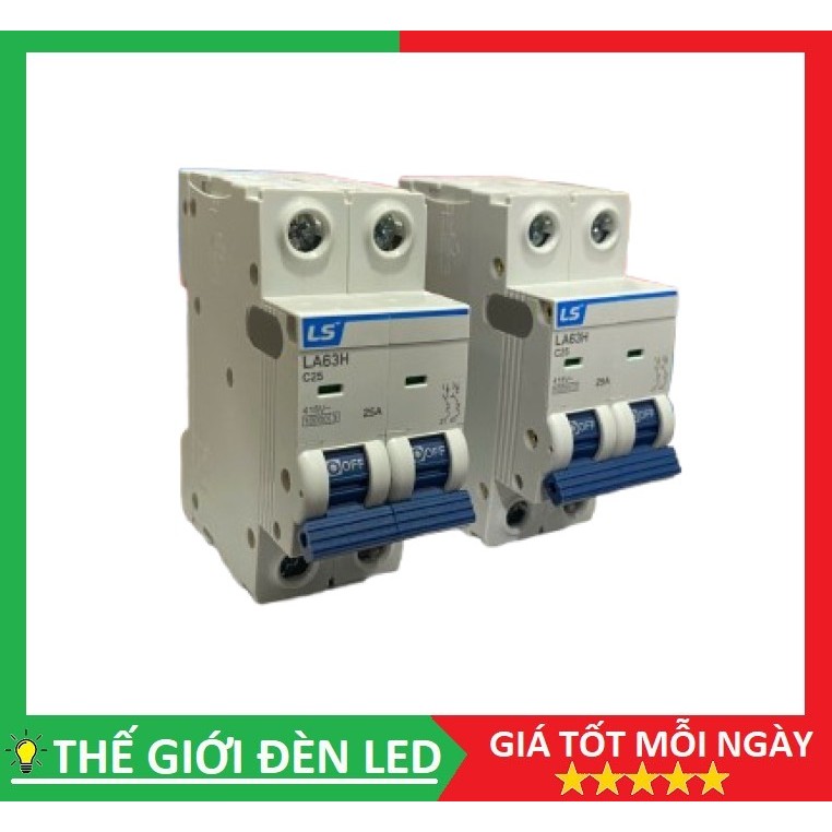 CB LS 2P 10A, 16A, 20A, 25A, 32A, 40A, 50A, 63A chính hãng ( 1 cái)