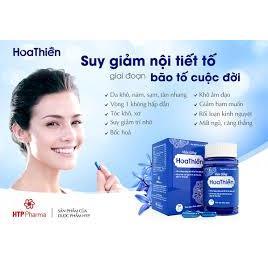Viên uống hoa thiên, cân bằng nội tiết tố nữ, hỗ trợ làm đẹp da