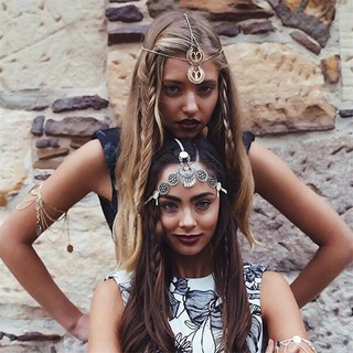 Vòng đội đầu headchain bạc phong cách boho (CÓ SẴN - HOẢ TỐC)