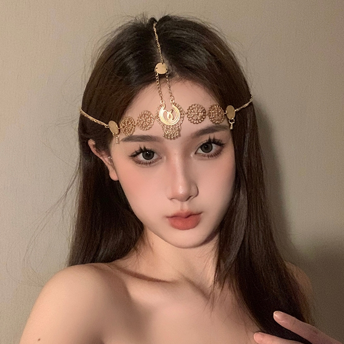 Vòng đội đầu headchain bạc phong cách boho (CÓ SẴN - HOẢ TỐC)