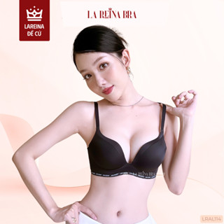 Áo Ngực LA REINA BRA – In Chữ LOVE SECRET, Không Gọng, Chất Su Đúc Thoáng Mát – LRAL114