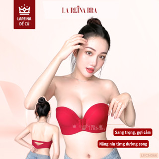 Áo Lót Nữ LA REINA BRA Cài Trước – Su Mịn Thoáng Khí, Dây Tháo Rời, Không Gọng Không Viền – LRCN066