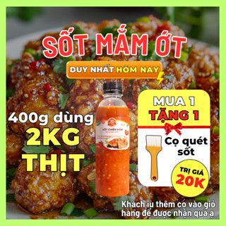 [HỎA TỐC]Sốt mắm ớt cho gà - cá chiên sốt mắm tỏi Bếp Xuyên Việt 400g, trộn gỏi, thịt luộc chấm mắm tỏi, gia vị tiẹn lợi