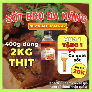[HỎA TỐC]Sốt Ướp Thịt Nướng BBQ cho heo, bò, gà, cá, hải sản Bếp Xuyên Việt 400g cho 2kg thịt, xốt ướp nướng