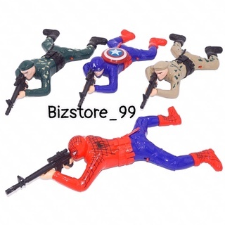 Đồ chơi người nhện , siêu nhân nhện bò bắn súng