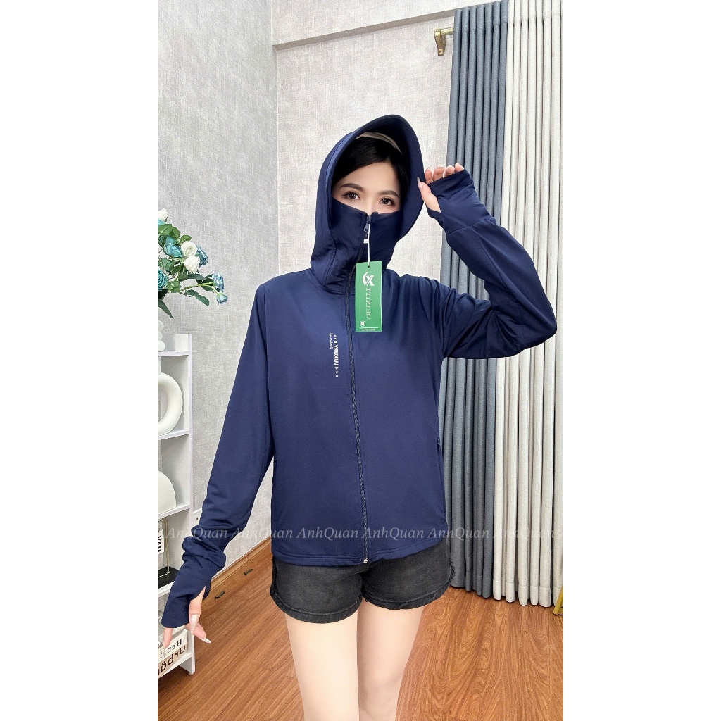 [38-80kg]Áo Khoác Chống Nắng Nữ 2 Lớp Vải Thun Lạnh Dày Dặn,Mềm,Mát,Chống Tia UV,Co Giãn 4 Chiều | BigBuy360 - bigbuy360.vn
