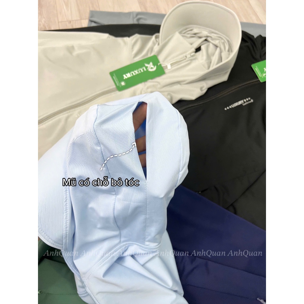 [38-80kg]Áo Khoác Chống Nắng Nữ 2 Lớp Vải Thun Lạnh Dày Dặn,Mềm,Mát,Chống Tia UV,Co Giãn 4 Chiều | BigBuy360 - bigbuy360.vn