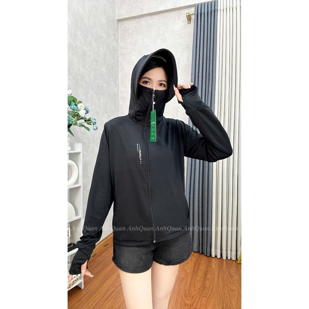 [38-80kg]Áo Khoác Chống Nắng Nữ 2 Lớp Vải Thun Lạnh Dày Dặn,Mềm,Mát,Chống Tia UV,Co Giãn 4 Chiều | BigBuy360 - bigbuy360.vn