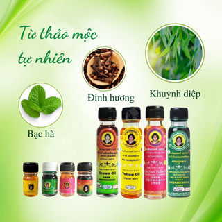 Dầu gió Thái Lan, Dầu gió bà mập Mae Kulab hương Hoa Hồng đủ màu Khải Khải Shop