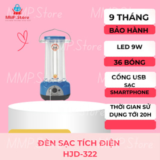 ĐÈN LED SẠC CHIẾU SÁNG KHẨN CẤP HJD-222/322