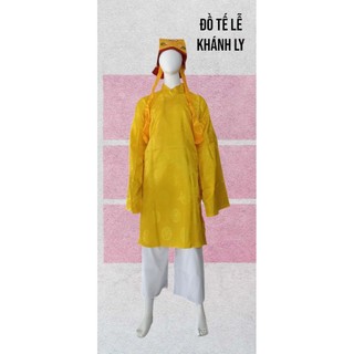 [Đồ tế lễ Khánh Ly] Áo tế lễ đình chùa, nhà thờ họ (vải gấm miền nam)