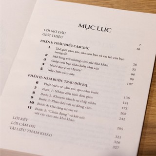 Sách: Nuôi Dưỡng Trí Tuệ Cảm Xúc Cho Trẻ + Bước Vào TG + Sơ Cứu Tâm Trí Trẻ + Nghệ Thuật Trò Chuyện
