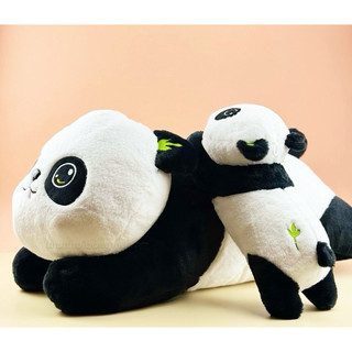   Hoả Tốc  Gối ôm Gấu Bông Gấu Trúc Panda  28->80cm  vải Miniso mềm mượt chất lượng cao. 